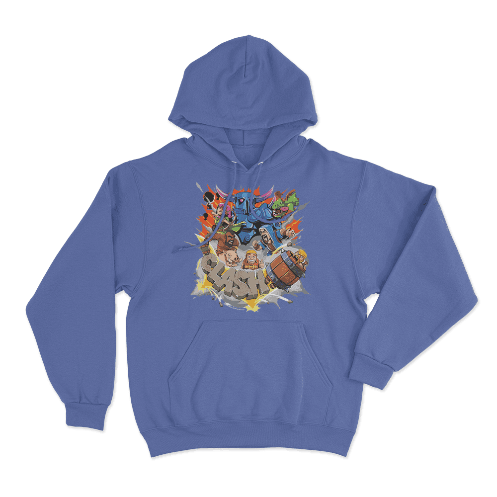 Clash Royale Hoodie Blue Clash Royale Hoodie Blue