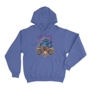 King of Clash Hoodie Blue