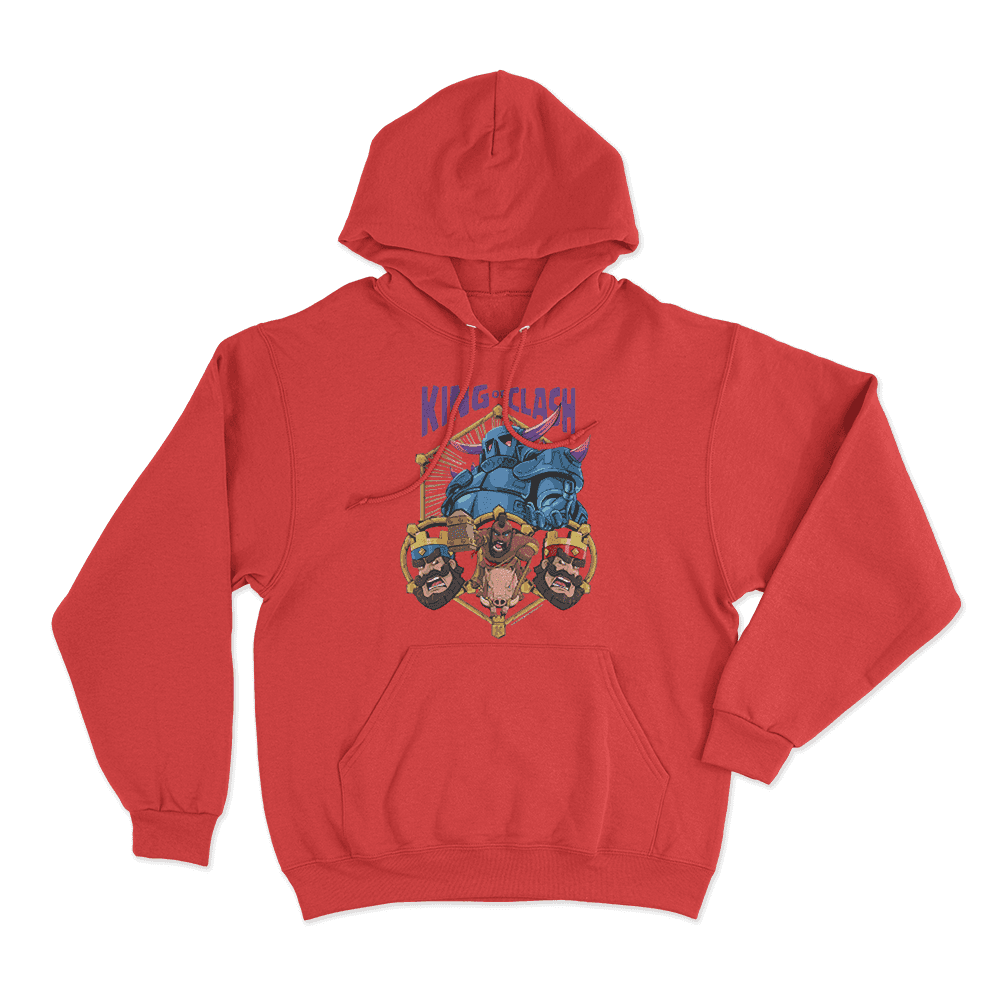 King of Clash Hoodie Red King of Clash Hoodie Red