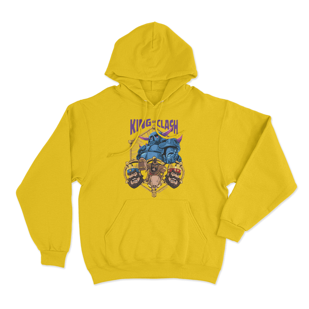 King of Clash Hoodie Yellow King of Clash Hoodie Yellow