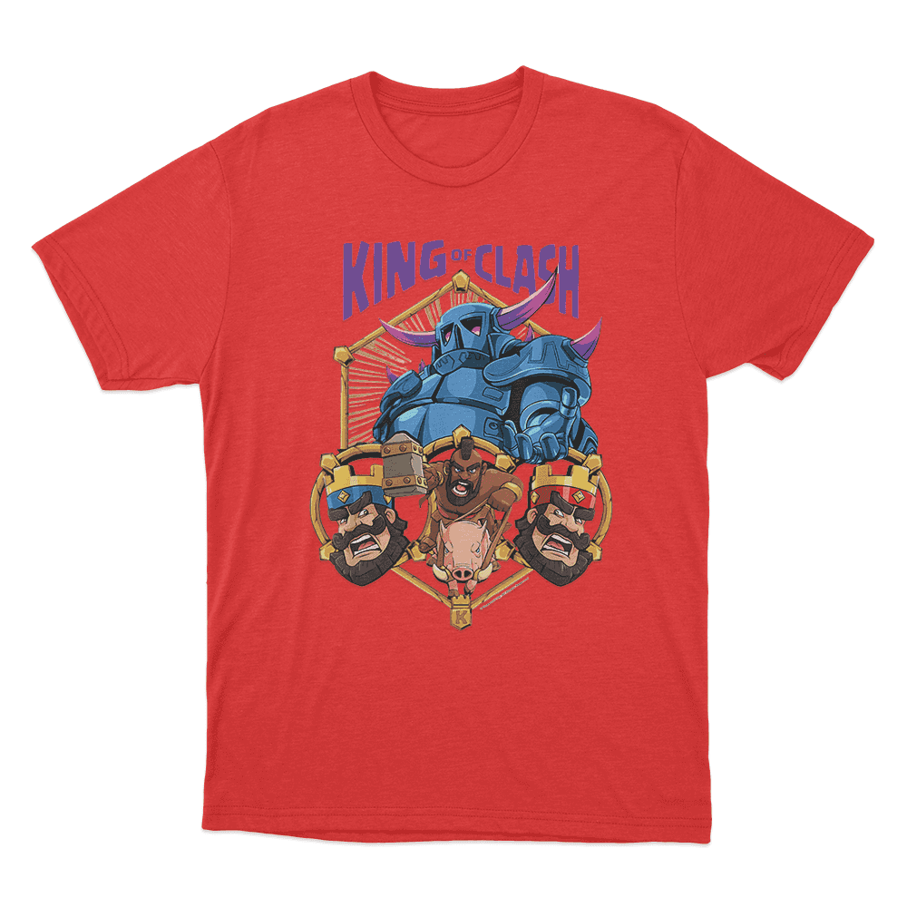 King of Clash T Shirt Red King of Clash T Shirt Red