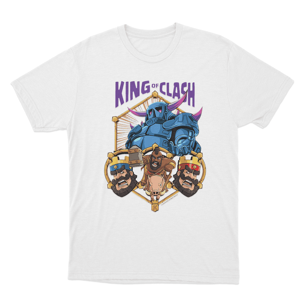 King of Clash T Shirt White King of Clash T Shirt White